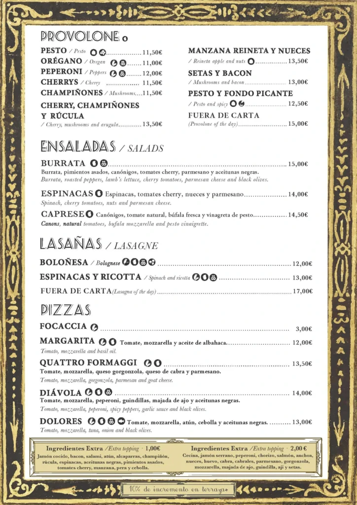 Piccola Menu Leon 2025 Pagina 1