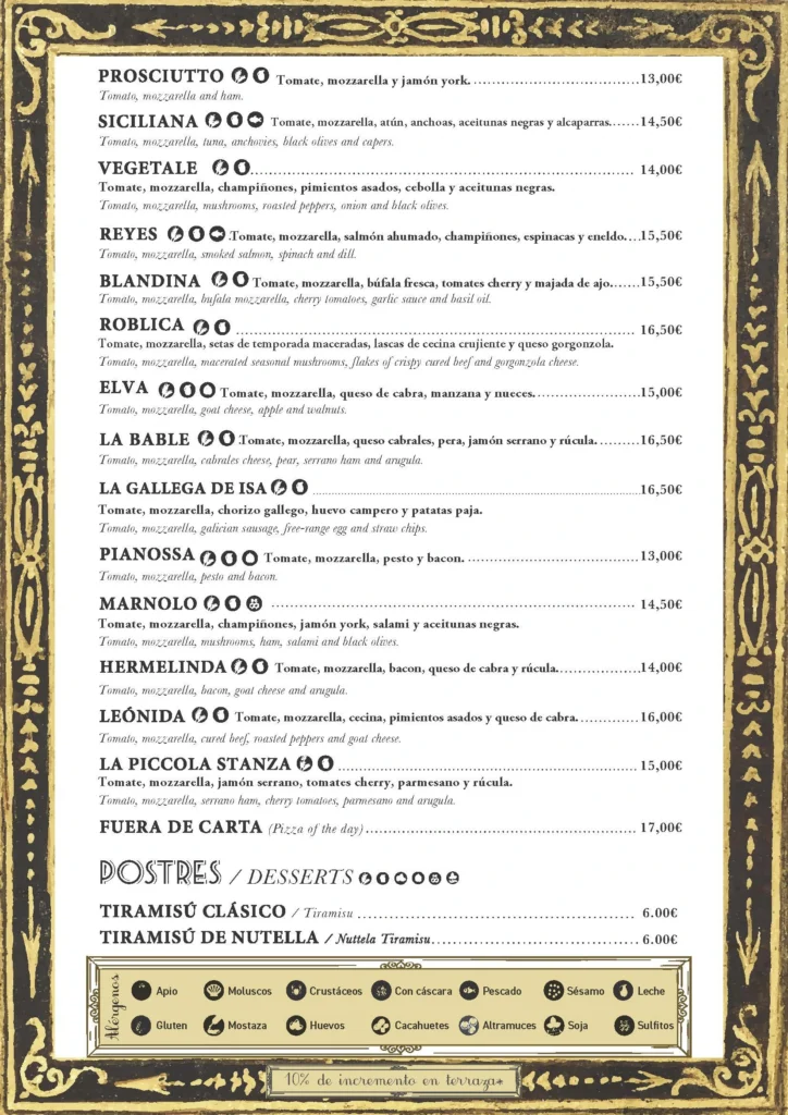 Piccola Menu Leon 2025 Pagina 2