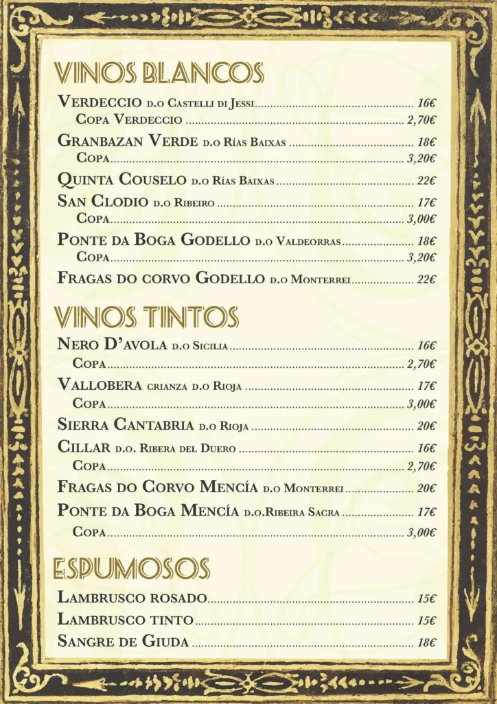 Piccola Menu Vigo 2025 Pagina 7